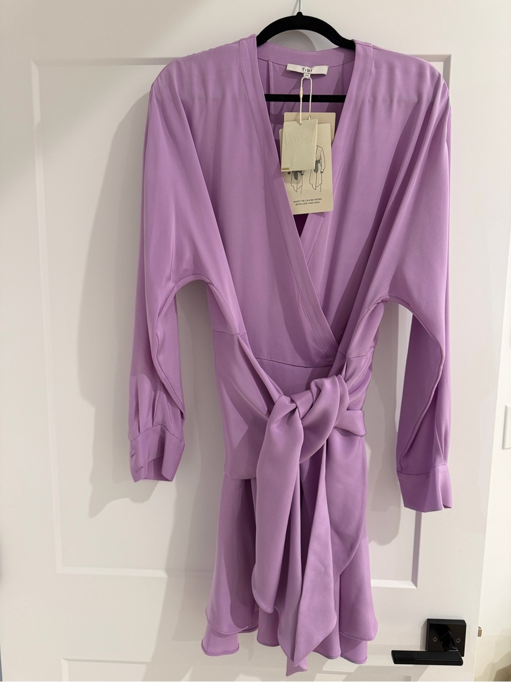 Tibi Lavender Wrap Dress